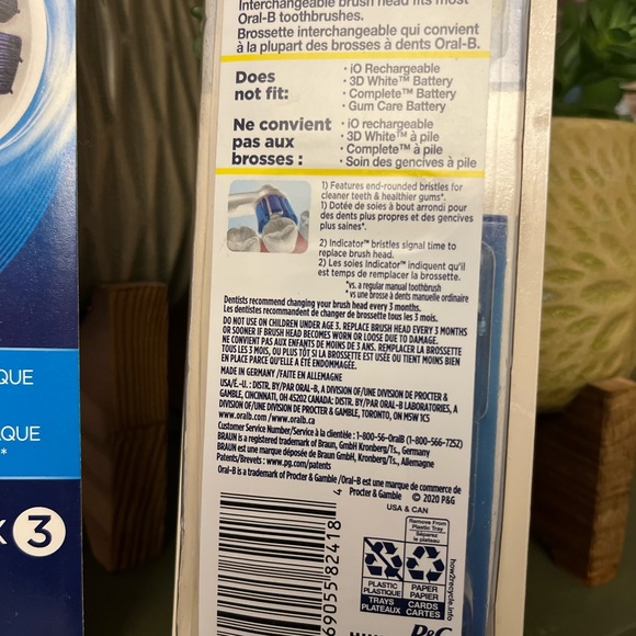 ๐ Set of 2 Oral B replacement Brush heads (total of 6 heads), new in packaging - Picture 7 of 10